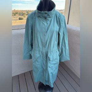 EILEEN FISHER Light Green Utility Jacket Size L